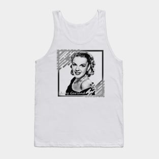 Judy Garland in Black & White Frame Concept Tank Top